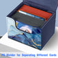 Casebot Card Deck Box Compatible With Mtg/Tcg/Ccg, Magnetic Game Card Case Large Size Fits Up 180+ Game Cards With Pu Divider, O