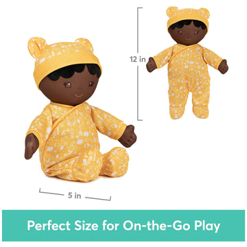 Gund Baby Sustainable Baby Doll, Plush Doll Made From Recycled Materials, For Babies And Newborns, Yellow, 12