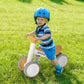 67i Baby Balance Bike for 1 Year Old, Toddler Balance Bike with 4 Wheels for Boys Girls, Baby Toys Gifts for 12-24 Month (White