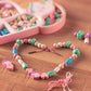 Stephen Joseph, Wooden Bead Kit For Kids, 125 Wooden Beads With 4 Necklace And 4 Bracelet Cords With Reusable Wooden Tray, Premium Wood Jewelry Making Kit For Kids, Mermaid