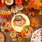 JUNEBRUSHS 32 Pcs Fall Crafts, Autumn Sticker Crafts Thanksgiving Turkey Scarecrow Sticker Fall DIY Hanging Ornaments Craft Harv