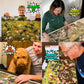 The Original 1000 Piece Puzzle, 101 Pooping Puppies, Dogs Pooping Puzzle, Perfect White Elephant Gag Gift, Funny Puzzle For Adults