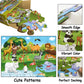 Jumbo Floor Puzzle For Kids, Large Jigsaw Puzzles 35 Piece For Kids Ages 3-5,Preschool Learning & Education Toys, Gifts For 4-8