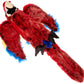 Folkmanis Scarlet Macaw Hand Puppet, Red, Blue, Yellow, Black, 1 Ea
