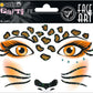 Herma 15303 Face Art Sticker Leopard Face Sticker Glitter Sticker for Carnival, Halloween, Dermatologically Tested