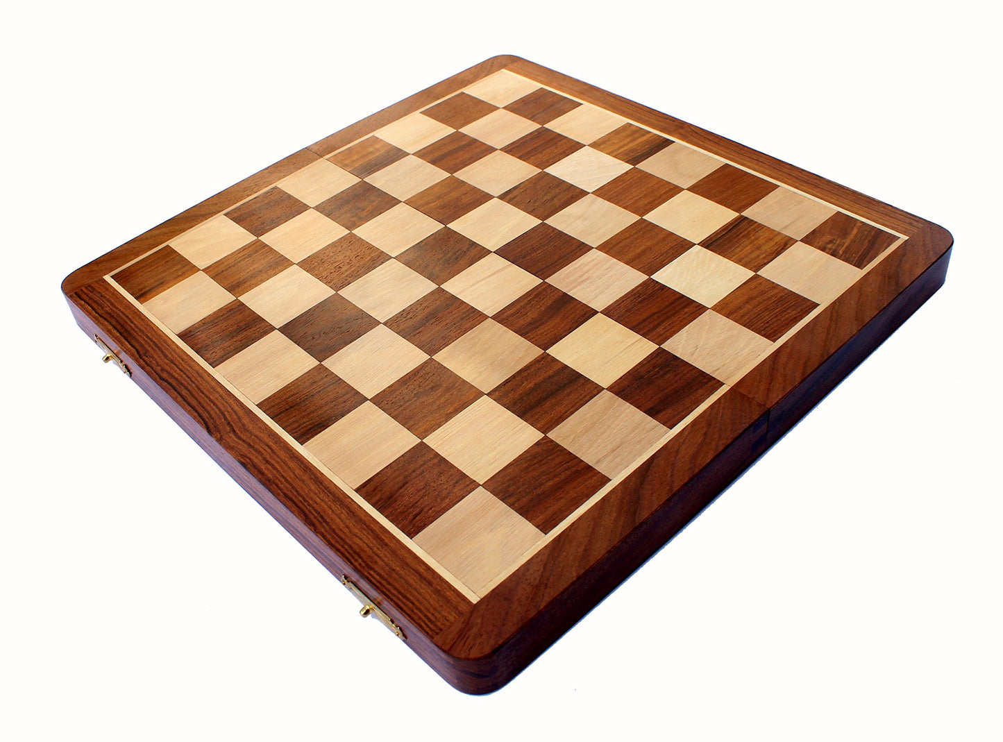 Stonkraft Wooden Chess Board Without Pieces For Professional Chess Players - Appropriate Wooden & Brass Chess Pieces Chessmen Available Separately By Brand (14' X 14' - Acacia Wood)