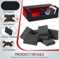 Card Dividers For Storage Boxes Trading Box Dividers Multifunction Card Sponge Shock Absorbing Sponge Suitable For Almost All Boxes To Fill Extra Space For Card Security, Black (80)