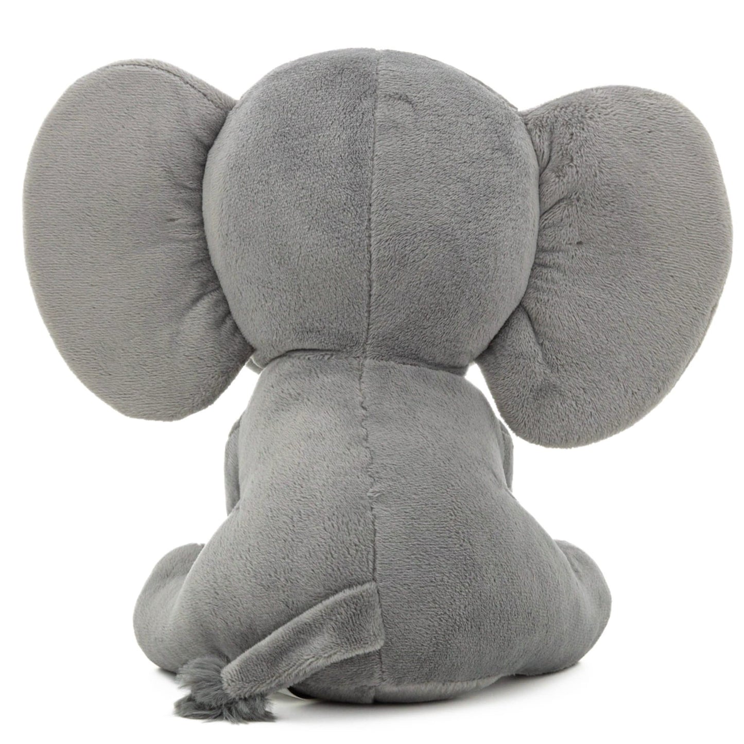 Kinrex Elephant Stuffed Animals – Stuff Animal Plush Toy For Babies Girls Boys, Elephants Plushie Teddy Bear Toys For Birth Stats Baby Shower Infant Newborn Boy & Girl, Gray Measures 9 Inches