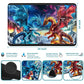 RWUTYTIUL Flaming Dragon Card Playmat 24 X 14 Inch with Tube Bag, Card Gameplay Board with Zones Commander Deck MTG RPG CCG TCG
