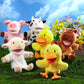 Lenwen 6 Pcs Valentines Day Gifts For Kids Hand Puppets Bulk With Working Mouth 10 Inches Plush Animal Hand Puppet Toddler Plush