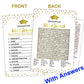 Graduation Party Word Scramble Game Cards, Games Activities and College Party Decorations(50 pack)