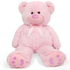 Lotfancy 3 Feet Giant Teddy Bear Stuffed Animal, 36 Inch Large Bear Plush Toy With Footprints For Birthday, For Her, Women, Girl