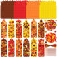 Resholder 48 Sets Thanksgiving Bookmark Crafts Kits 490 Pcs DIY Turkey Felt Decorations Art Bulk Fall Pumpkin Maple Leaf Craft K