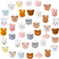 Libima 40 Pcs Mini Stuffed Animals Sea Animal Fruit Plush Keychain Set For Carnival Birthday Classroom Prizes Decoration For Clo
