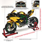 Rzape Die Cast Motorcycle 1:6 Scale For Kawasaki H2R Motorcycle Alloy Racing Motorcycles Model Power Kawasaki Ninja H2R Toy Moto