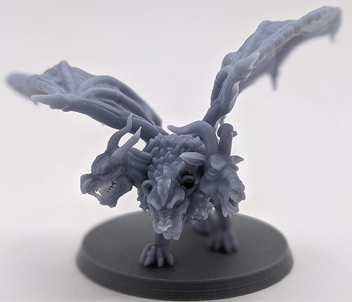 HERO Creations -Chimera- Miniature for Dungeons and Dragons - Pathfinder - Roleplaying Game-Tabletop -wargame (Gray/Unpainted)