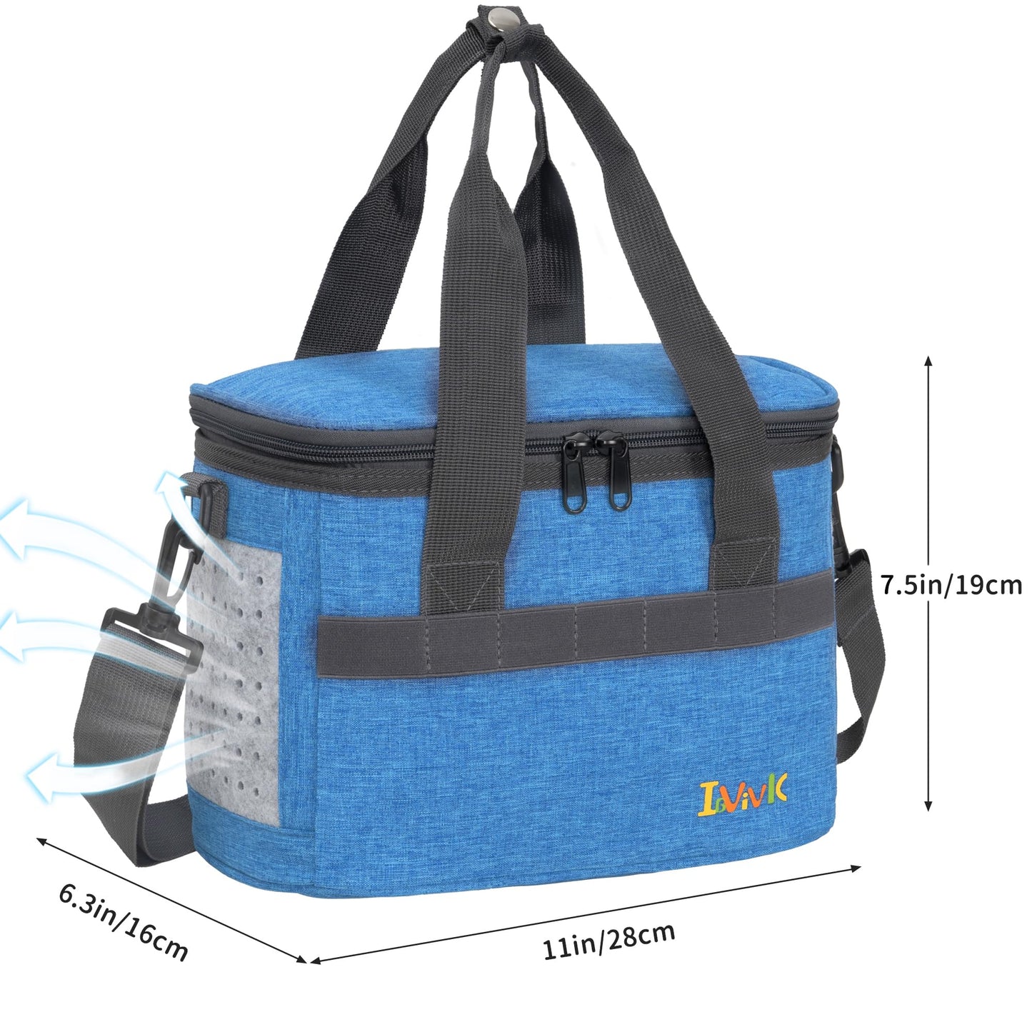 Ibvivic Toniebox Carrying Case For Toniebox Figures/Starter Set Waterproof Tonie Storage, Blue