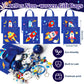 SNLN Outer Space Party Favors Birthday Supplies Non-Woven Gift Bag Stress Ball Spaceship Toy Astronaut Eraser Silicone Bracelet