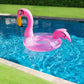 Poolcandy Inflatable Animal Pool Tubes & Swim Rings (Flamingo Glitter Filled 48'' Inch Animal Pool Tube Swim Ring)