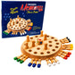 Dzling Wooden Memory Chess Game With Colour Dice And Wooden Pegs