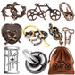 9 PCS Metal Puzzle for mature-themed Disentanglement Puzzles Lock Puzzle Games Set Gift for mature-themeds Teenagers Kids