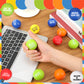 Motivational Stress Balls Colorful Small Foam Balls Anxiety Relief Toys Relieve Inspire Hand Exercise Toys Funny Stress Relief Gifts For Adults Teams Motivating Encouraging(80 Pcs,Positive)