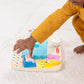 Melissa & Doug Wooden Activity Board - Infant & Toddler Sensory Toy, FSC Certified, 12.1x9.1x2.55, Multi-color, Model 30753