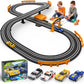 Slot Car Race Track Sets For Boys, Race Car Track With 2 High-Speed Slot Cars, Battery Or Electric Car Track, Dual Racing Game L