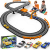 Slot Car Race Track Sets For Boys, Race Car Track With 2 High-Speed Slot Cars, Battery Or Electric Car Track, Dual Racing Game L