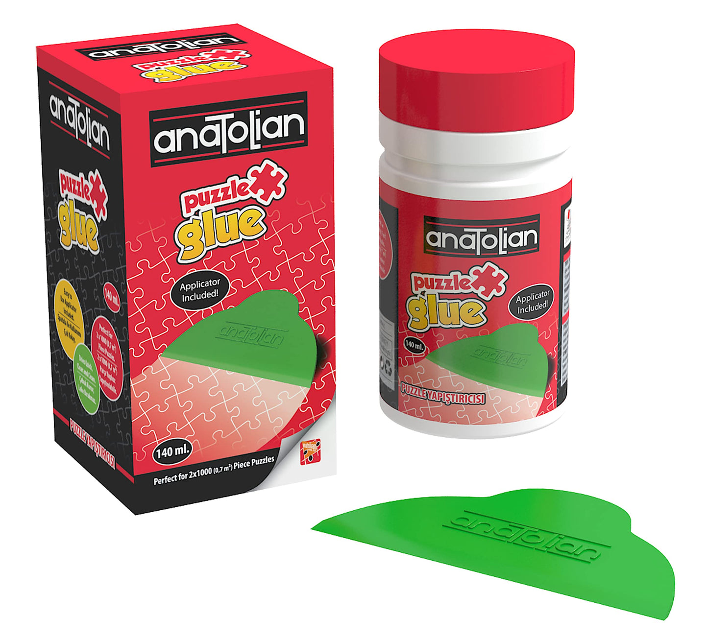 Anatolian Jigsaw Puzzle Glue, 140 ml, Multicolor, Cardboard, Model ANA.9002