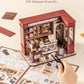Robotime Diy Miniature House Kit, Mini Wooden Dollhouse Kit For Adults, Building Kit With Led Light, Diorama Model,Halloween/Chr