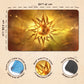 Paramint Plains Ethereal Mana (Stitched) - Mtg Playmat - Compatible With Magic The Gathering Playmat - Play Mtg, Yugioh, Tcg - O