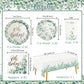 Sage Greenery Baby Shower Party Supplies Disposable Paper Plates Napkins Cups And Tablecloth For Boho Greency Party Decorations,