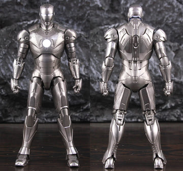 Lonullymege 7 Inch Light Up Ironman Action Figure-2022 New Released Exquisite Painting All Joints Movable Collection Mark Doll (