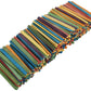 Eco Craft Stix - ECS 114st Colored- 500ct -ECS 114st 4.5 Colored Wooden Craft Sticks - Pack of 500ct