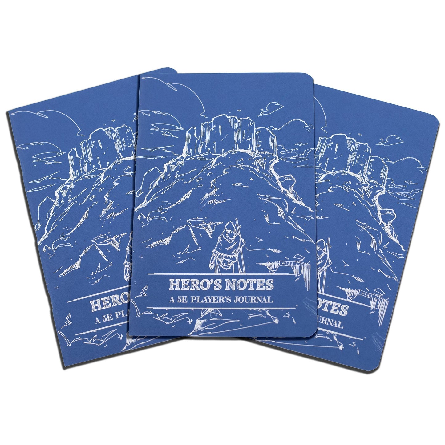 Dungeon Craft Players Journals Detailed Rpg Character Notebook: Blue, For Dungeons And Dragons Fifth Edition Roleplaying Campaig