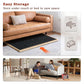 Becko US Jigsaw Puzzle Board with 6 Drawers, 2000 Pieces, Pinewood & MDF, Adjustable Angles, Flannel Top, Model PTZ042