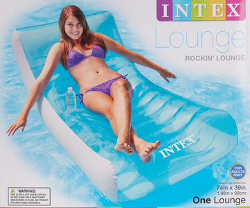 Intex Rockin' Inflatable Lounge, 74' X 39'