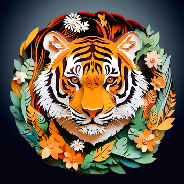 Wooden Puzzles for mature-themeds  Unique Animal Shaped mature-themed Puzzle  King of The Forest Wooden Jigsaw Puzzles mature-themed  Challenging Creative Gifts Family Games 13.4 * 13.2in 270pcs