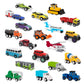Driven by Battat - Pocket Fleet 1 - 20 Mini Toy Vehicles - Camper Van, Construction Trucks, Cement Mixer, Monster Truck, Race Ca