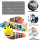 Ailimy Fidget Slug 3D Printed Articulated Caterpillar Slug Fidget Toy Articulating Stimulation Toy Stress Relief Sound Sensory Toy Sensory Slug