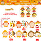 Chiazllta 30 Pcs Fall Thanksgiving Craft Kits Diy Scarecrow Craft For Kindergarten Kids, Fall Autumn Art Craft Make Your Own Sca