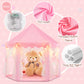 Evoionos Princess Tent For Girls, Kids Tent Indoor, Girls Tent With Star Lights, Pink Play Tent For Toddlers, Princess Castle Pl