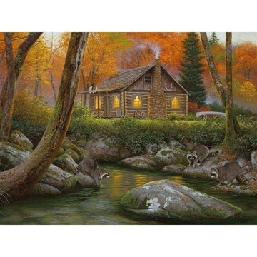 Reflective Art Weekend Retreat 550-Piece Jigsaw Puzzle Set