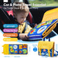 Hahaland Toddler Toys Busy Board 1-4, Montessori Toys For Ages 2-4, Boy Birthday Gift 18 In 1 Preschool Learning Activities With 12 Life Skills-Numbers,String Beads,Shapes,Colors,Puzzles,Alphabet