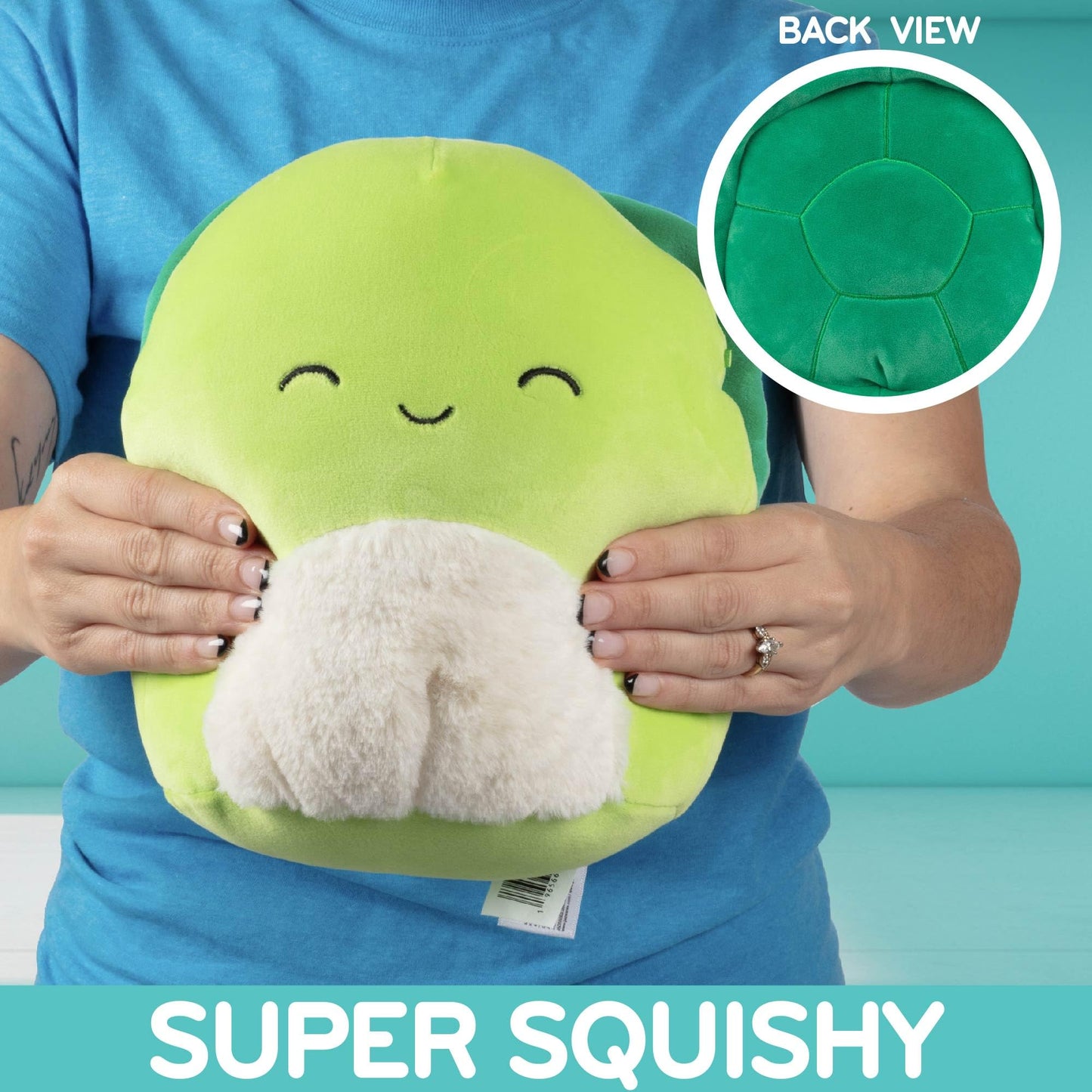 Squishmallows Original 8-Inch Henry The Turtle Plush - Soft Green Stuffed Animal Toy - Perfect Gift for Kids, Girls & Boys