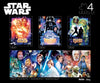 Buffalo Games Star Wars 4 x 1 Multipack Jigsaw Puzzle - Challenging Cardboard Puzzle for Adults - Multicolor, Model 9321