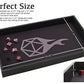 Forged Dice Co. Dice Tray 14 - Double Sided and Removable Neoprene Rolling Dice Mat - for Any Dice or Board Game, Tabletop RPGs