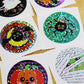 Assorted Halloween Sparkle Sticker Sheet Pack - 102 Stickers