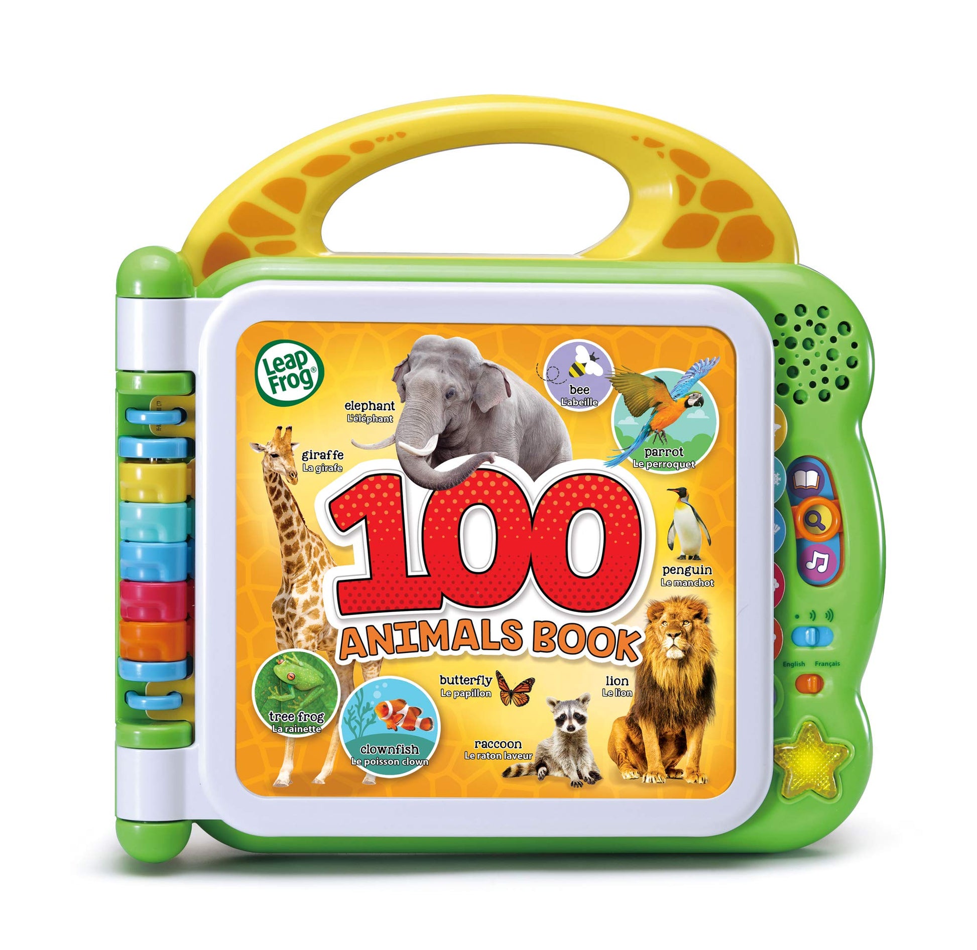 Leapfrog 100 Animals Book, Baby Book With Sounds And Colours For Sensory Play, Educational Toy For Kids, Preschool Toys, Bilingu